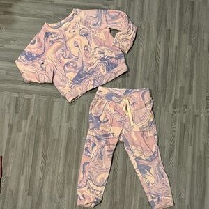 Cat & Jack Swirl Print Sweatshirt and Joggers Set